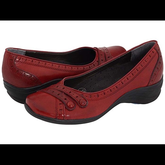 Hush Puppies Shoes - Hush Puppies Red Leather Burlesque Comfort Shoes